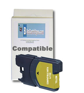 Brother  LC1100 Yellow  ink cartridge compatible