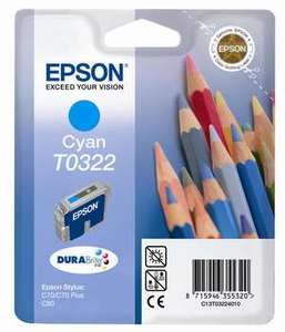EPSON T0322 ink cartridge Original